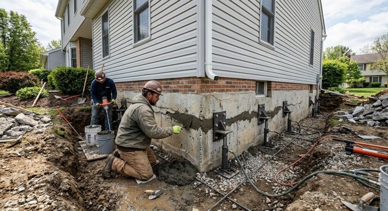 Basement Foundation Repair in Boxford, MA