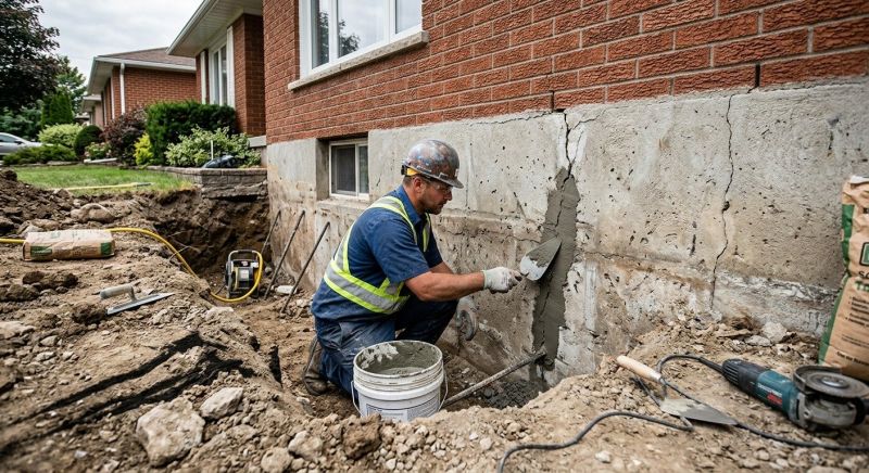 Basement Foundation Repair in Hudson, NH