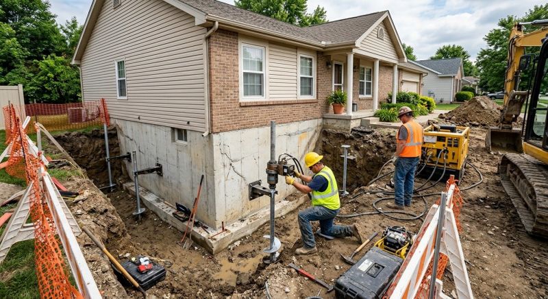 Building Foundation Repair in Litchfield, NH
