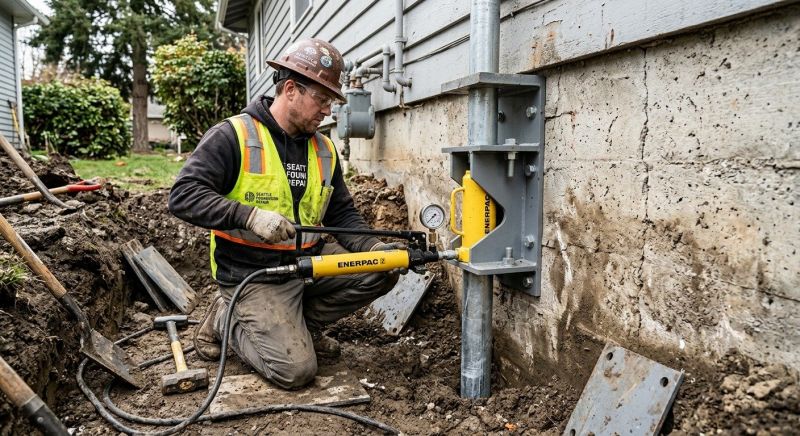 Concrete Foundation Leveling in Hampstead, NH