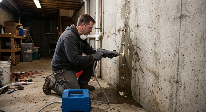 Cracked Foundation Repair in Lincoln, MA