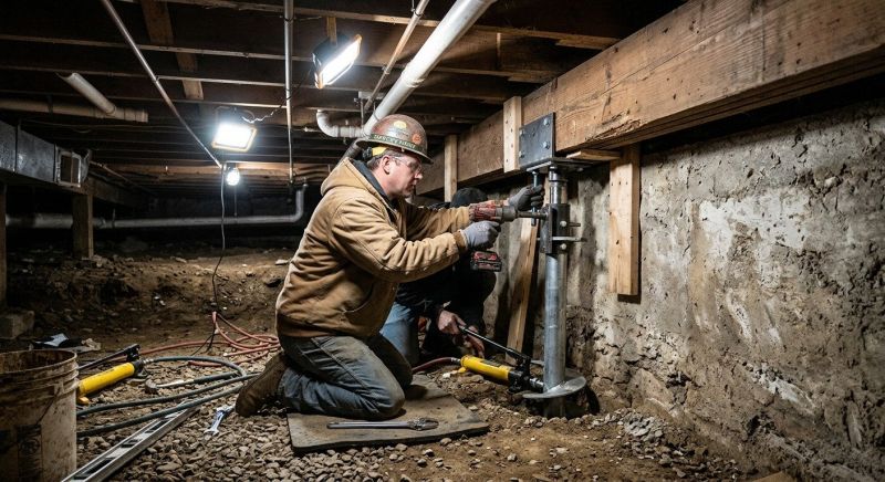 Crawlspace Foundation Repair in Malden, MA