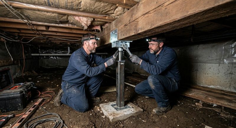 Crawlspace Foundation Repair in Marlborough, MA