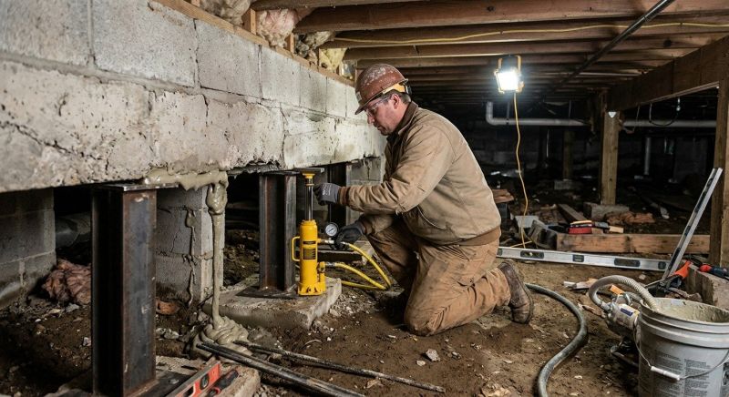 Crawlspace Foundation Repair in Plaistow, NH