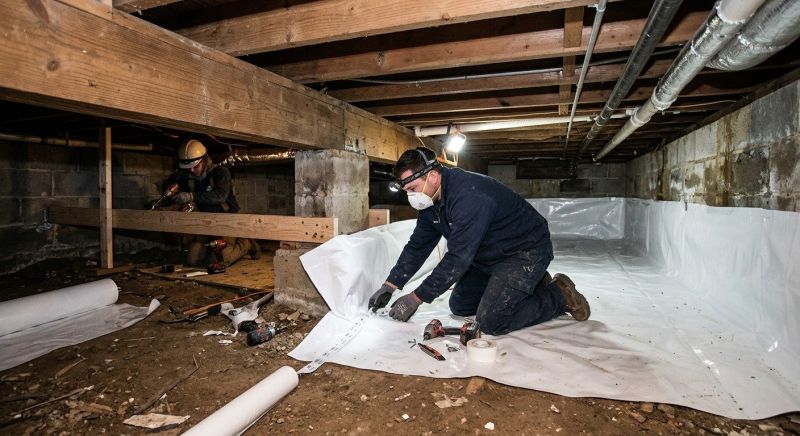 Crawlspace Repair in Westford, MA