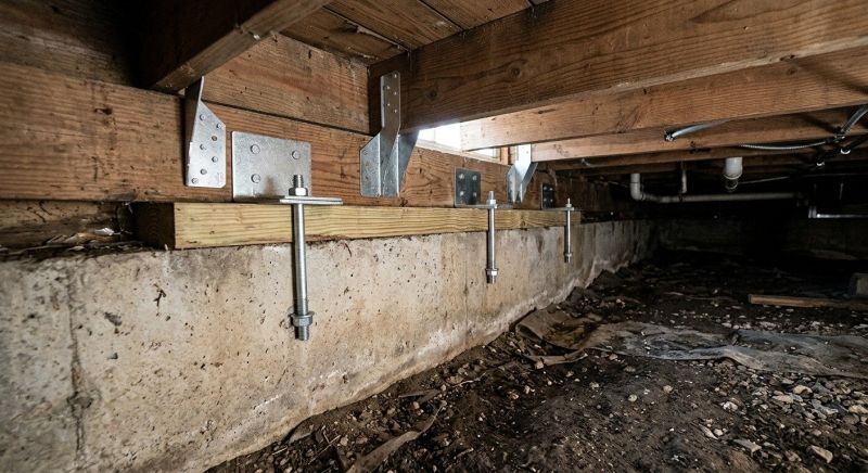 Crawlspace Structural Repair in Westford, MA