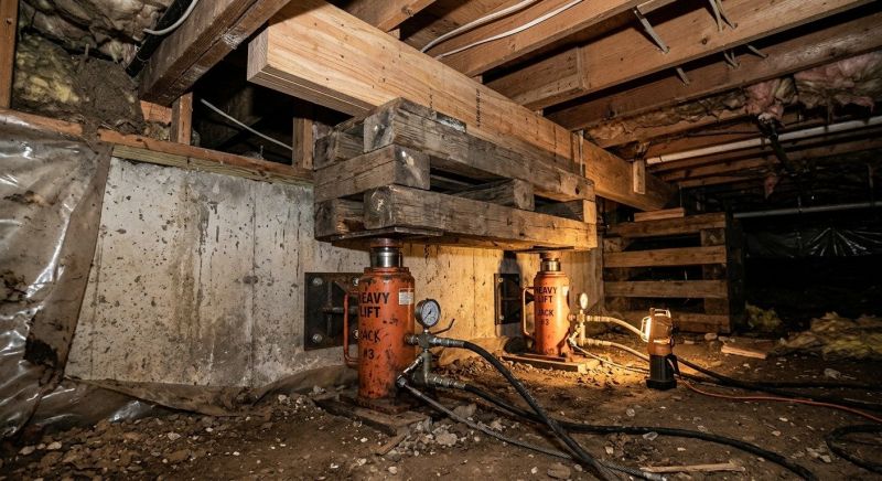 Foundation Jacking in Cambridge, MA