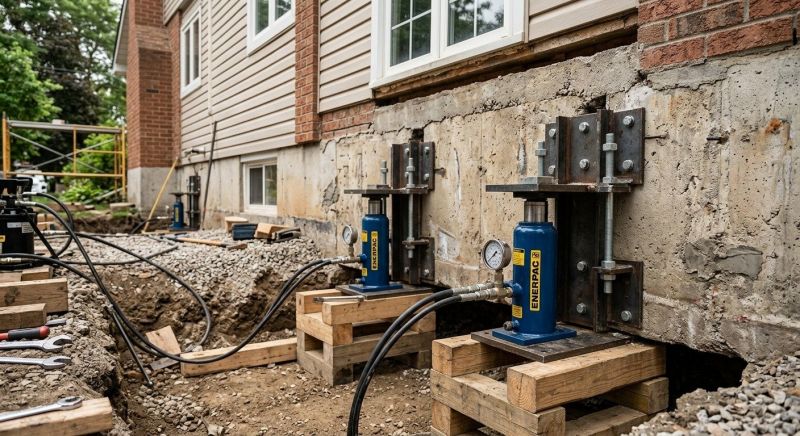 Foundation Jacking in Everett, MA