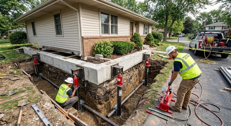 Foundation Jacking in Leominster, MA