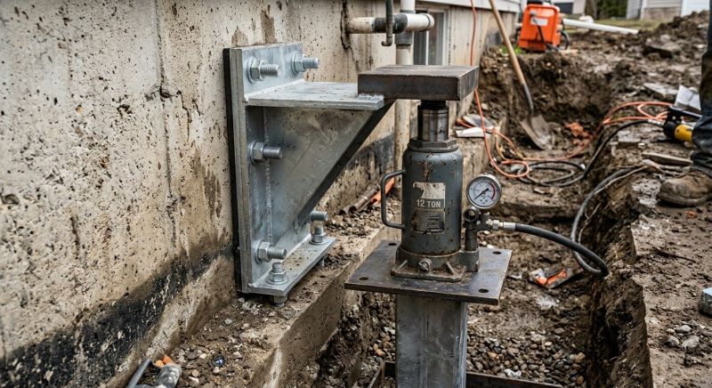 Foundation Jacking in Littleton, MA