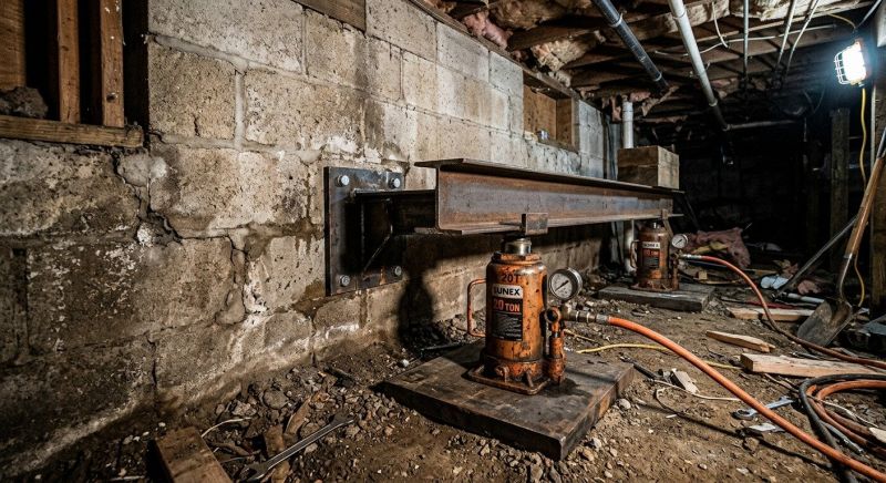 Foundation Jacking in Lowell, MA
