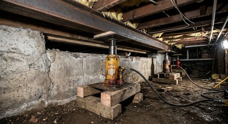 Foundation Jacking in Middlesex County, MA