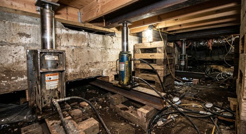 Foundation Jacking in Natick, MA
