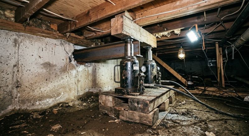 Foundation Jacking in Natick, MA