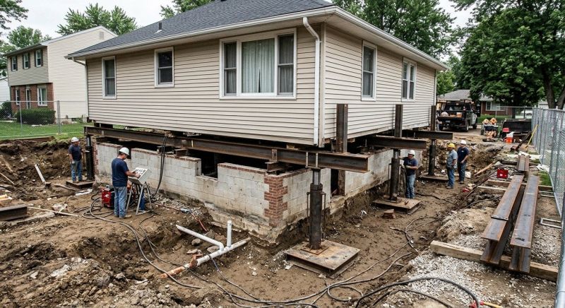 Foundation Lifting in Bedford, NH