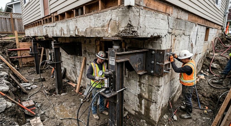 Foundation Lifting in Hampstead, NH
