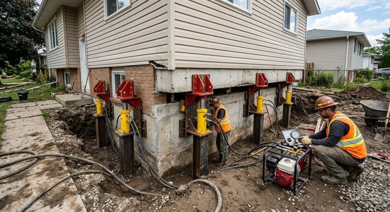Foundation Lifting in Wilton, NH