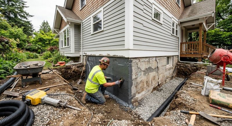 Foundation Renovation in Westford, MA