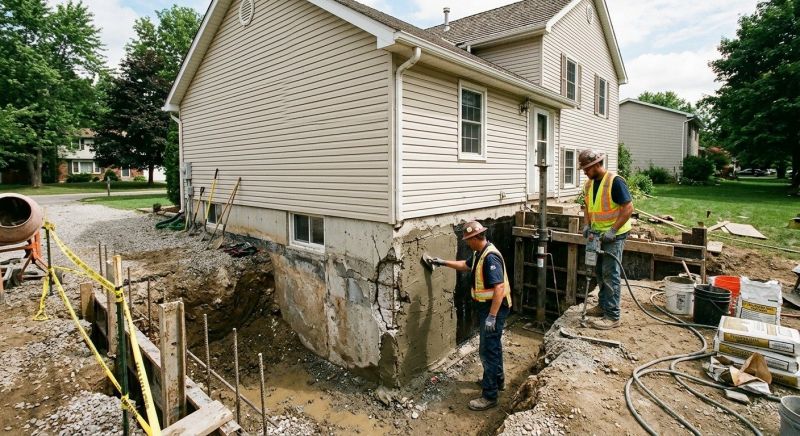 Foundation Restoration in Westford, MA