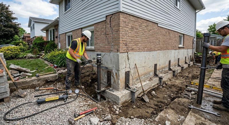 Foundation Stabilizing in Ashby, MA