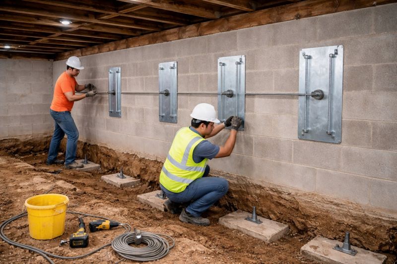 Foundation Stabilizing in Ayer, MA