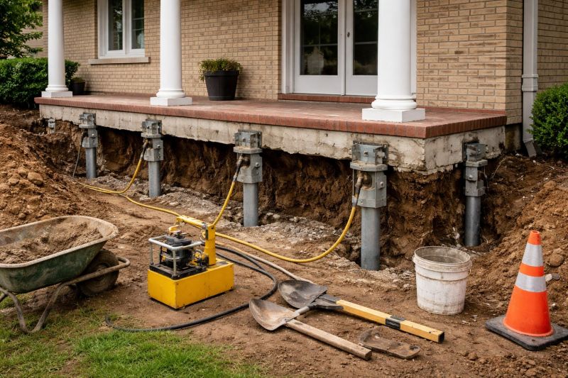 Foundation Stabilizing in Chelmsford, MA