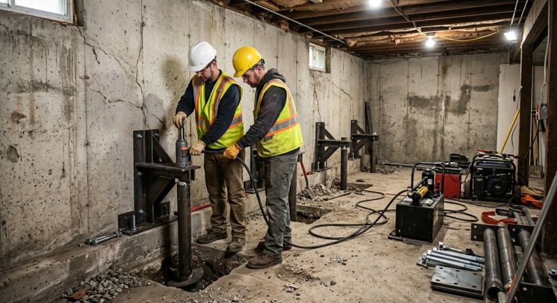 Foundation Stabilizing in Framingham, MA