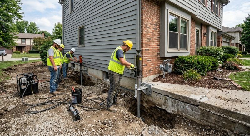Foundation Stabilizing in Groveland, MA