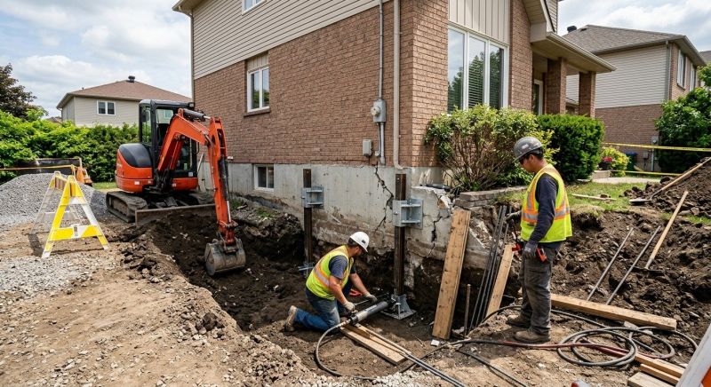 Home Foundation Repair in Newton, MA