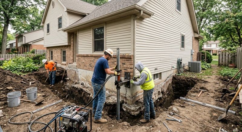 House Foundation Repair in Concord, MA