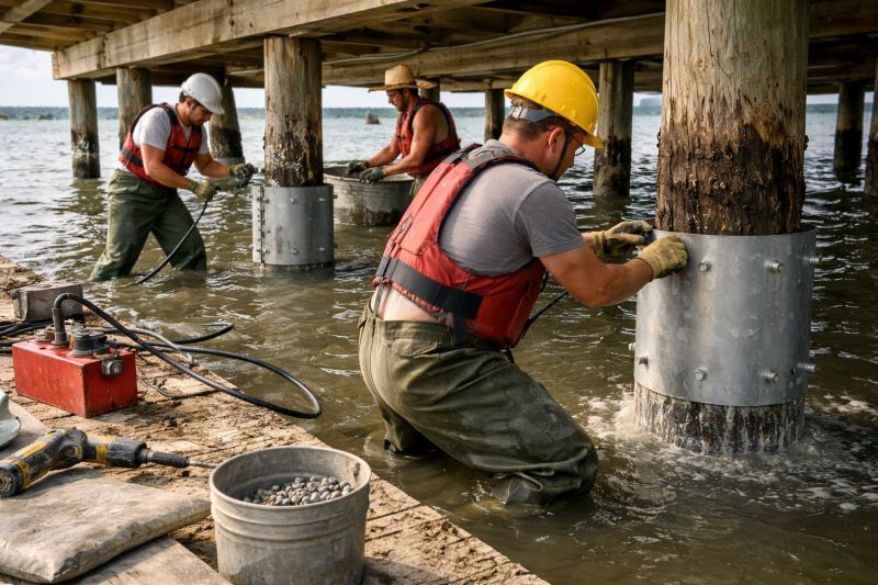 Piling Repair in Burlington, MA