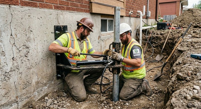 Settling Foundation Service in Groton, MA