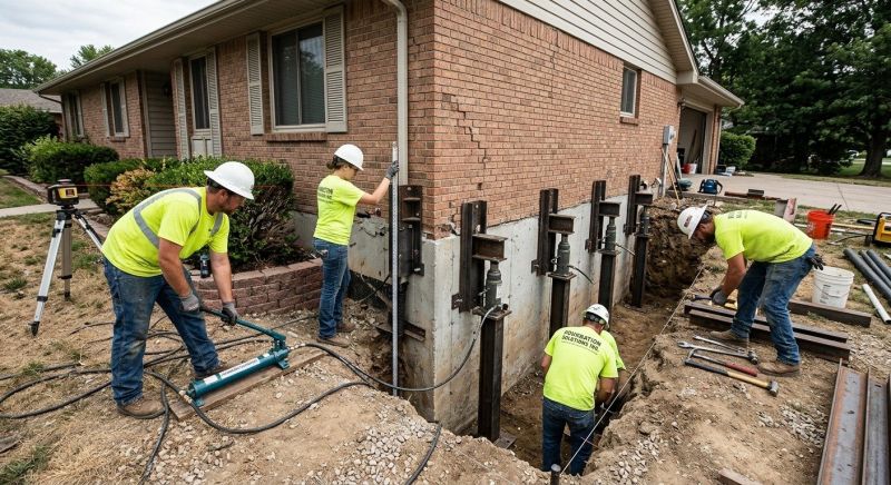 Settling Foundation Service in Lunenburg, MA