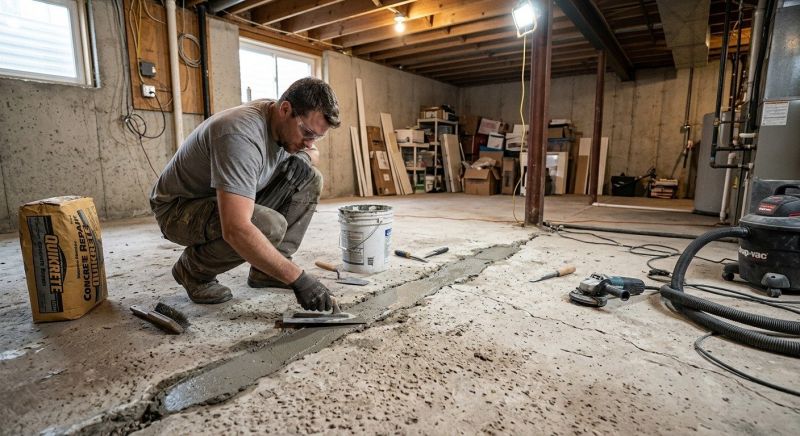 Slab Foundation Repair in Westford, MA