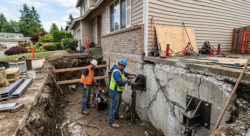 Structural Foundation Repair in Middlesex County, MA