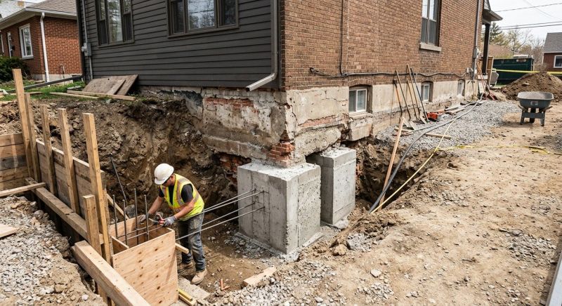 Structural Underpinning in Westford, MA
