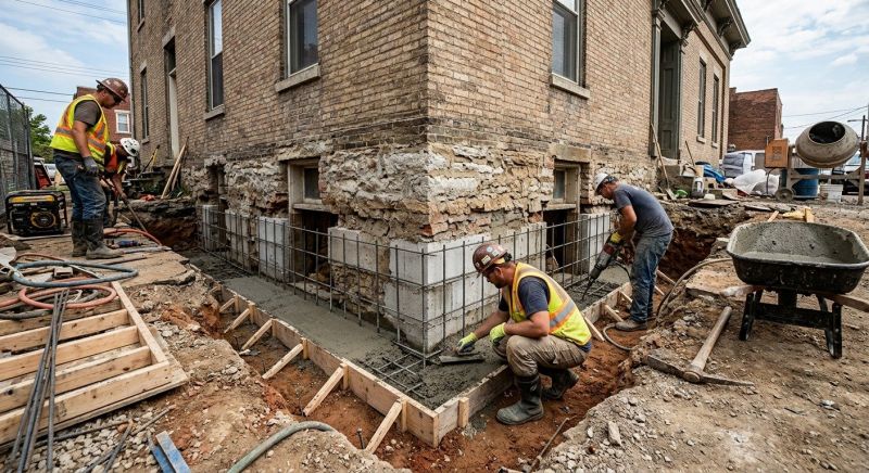 Structural Underpinning in Westford, MA